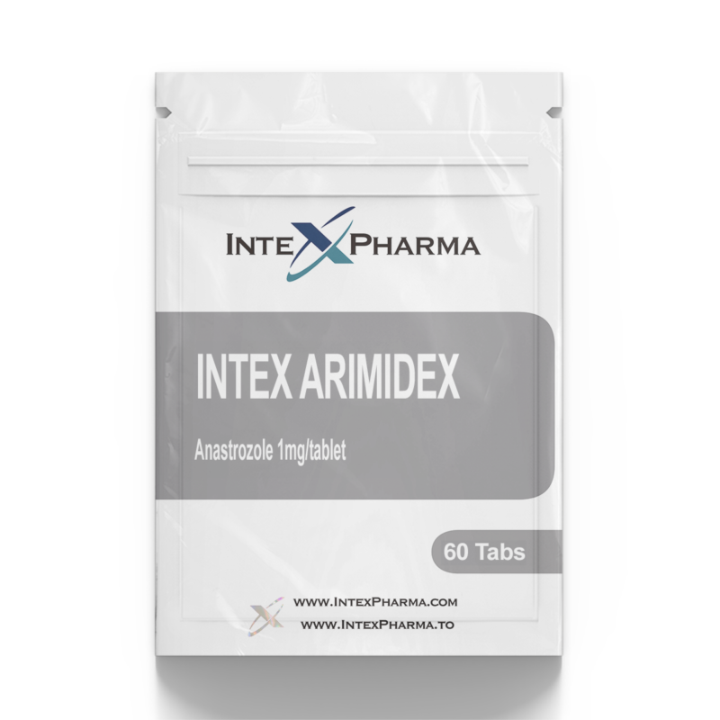 Intex Pharma Arimidex 1mg x 60 tabs (Anastrazole)1 Brand: Intex Pharma