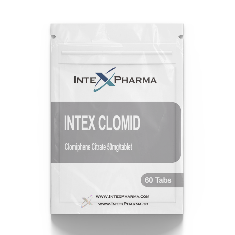 Intex Pharma Clomid 50mg x 60 tabs Brand: Intex Pharma