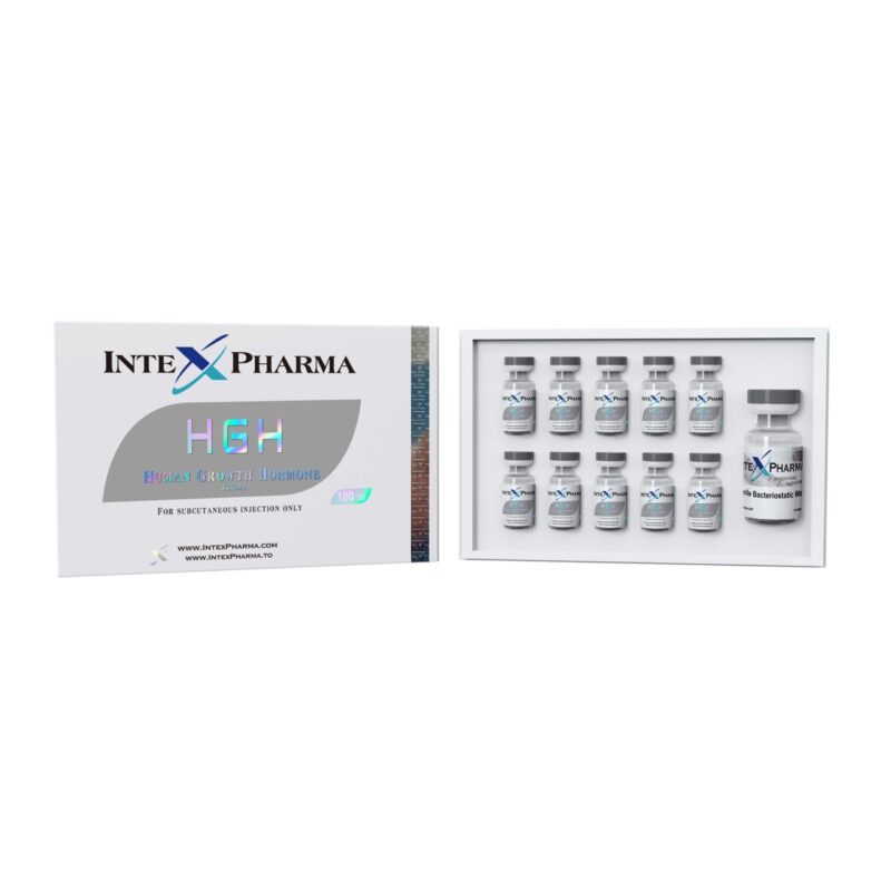 Intex Pharma (Human Growth Hormone) HGH 100IU 10 x 10ius vials Brand: Intex Pharma