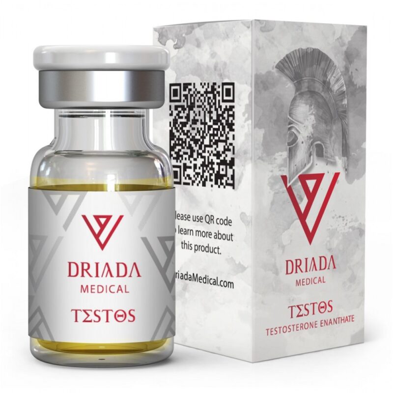 Driada Medical Testos 250 mg/ml (Testosterone Enanthate) 10ml vial Brand: Driada Medical